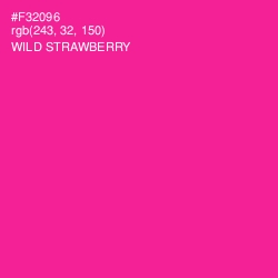 #F32096 - Wild Strawberry Color Image