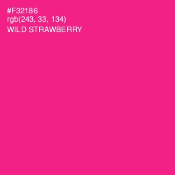 #F32186 - Wild Strawberry Color Image