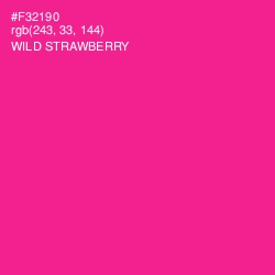 #F32190 - Wild Strawberry Color Image