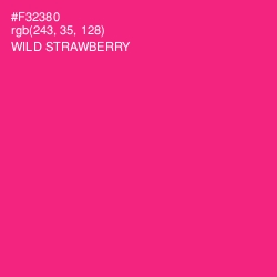 #F32380 - Wild Strawberry Color Image