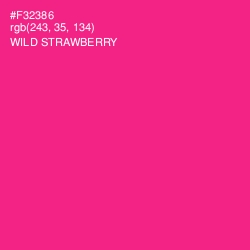 #F32386 - Wild Strawberry Color Image