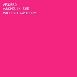 #F32580 - Wild Strawberry Color Image