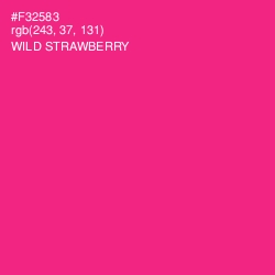 #F32583 - Wild Strawberry Color Image