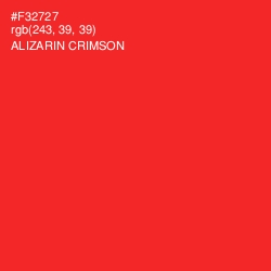 #F32727 - Alizarin Crimson Color Image