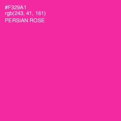 #F329A1 - Persian Rose Color Image