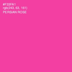 #F33FA1 - Persian Rose Color Image