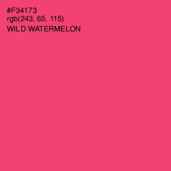 #F34173 - Wild Watermelon Color Image