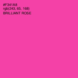 #F341A8 - Brilliant Rose Color Image