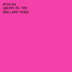 #F341A9 - Brilliant Rose Color Image