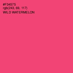 #F34575 - Wild Watermelon Color Image