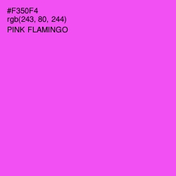 #F350F4 - Pink Flamingo Color Image