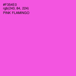 #F354E0 - Pink Flamingo Color Image