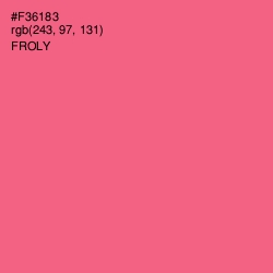 #F36183 - Froly Color Image