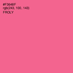 #F3648F - Froly Color Image