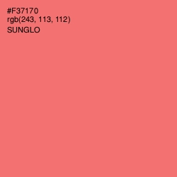 #F37170 - Sunglo Color Image