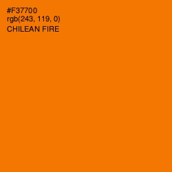 #F37700 - Chilean Fire Color Image