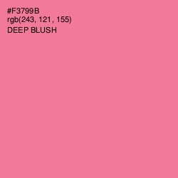#F3799B - Deep Blush Color Image