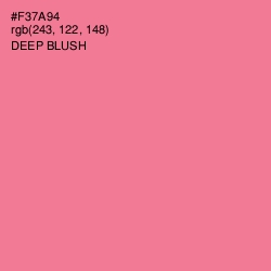 #F37A94 - Deep Blush Color Image