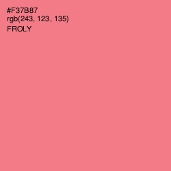 #F37B87 - Froly Color Image