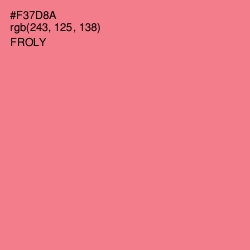 #F37D8A - Froly Color Image