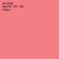 #F37E85 - Froly Color Image