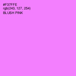 #F37FFE - Blush Pink Color Image