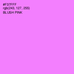 #F37FFF - Blush Pink Color Image