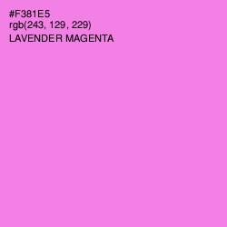 #F381E5 - Lavender Magenta Color Image