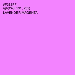 #F383FF - Lavender Magenta Color Image