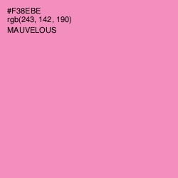 #F38EBE - Mauvelous Color Image