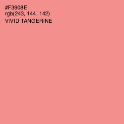 #F3908E - Vivid Tangerine Color Image