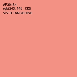 #F39184 - Vivid Tangerine Color Image