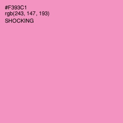 #F393C1 - Shocking Color Image