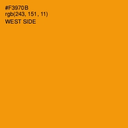 #F3970B - West Side Color Image
