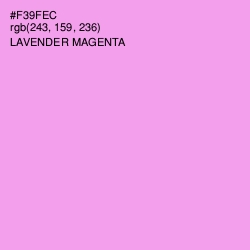 #F39FEC - Lavender Magenta Color Image