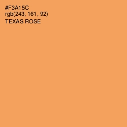 #F3A15C - Texas Rose Color Image