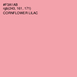 #F3A1AB - Cornflower Lilac Color Image