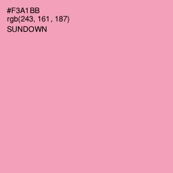 #F3A1BB - Sundown Color Image