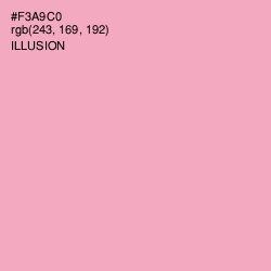 #F3A9C0 - Illusion Color Image