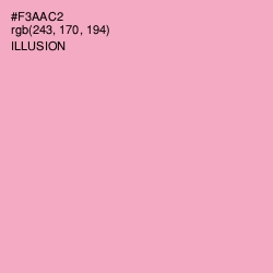 #F3AAC2 - Illusion Color Image