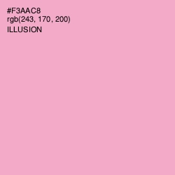 #F3AAC8 - Illusion Color Image