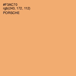 #F3AC70 - Porsche Color Image
