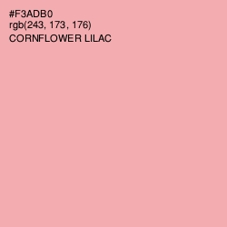 #F3ADB0 - Cornflower Lilac Color Image