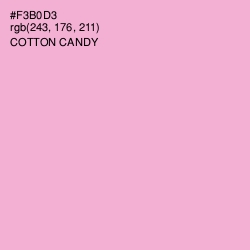 #F3B0D3 - Cotton Candy Color Image