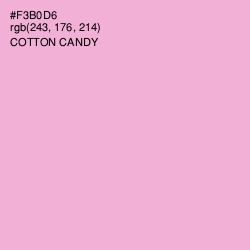 #F3B0D6 - Cotton Candy Color Image