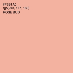 #F3B1A0 - Rose Bud Color Image