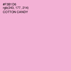 #F3B1D6 - Cotton Candy Color Image