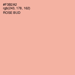 #F3B2A2 - Rose Bud Color Image