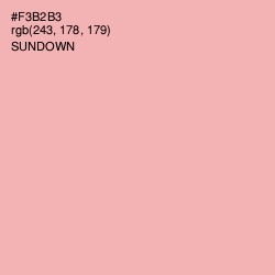 #F3B2B3 - Sundown Color Image