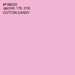 #F3B3D2 - Cotton Candy Color Image